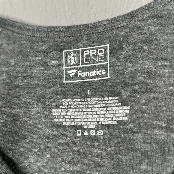 NFL Pro Line Fanatics RAIDERS Grey Tank Top Women's Size Large - Picture 3 of 4